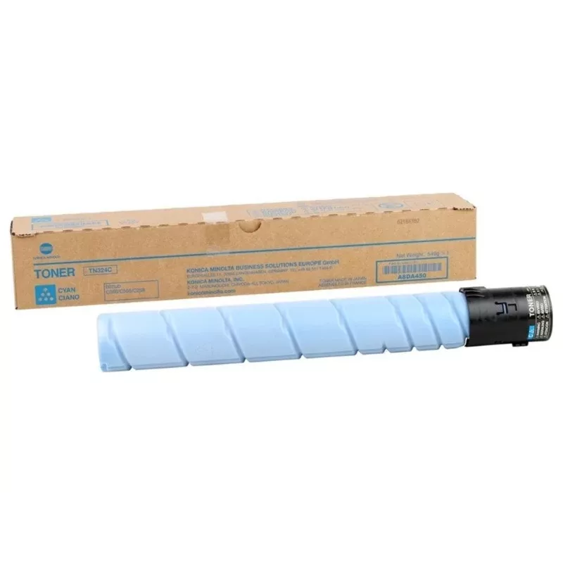 Konica Minolta Cartucho de tóner cian de alta capacidad A06V453, original