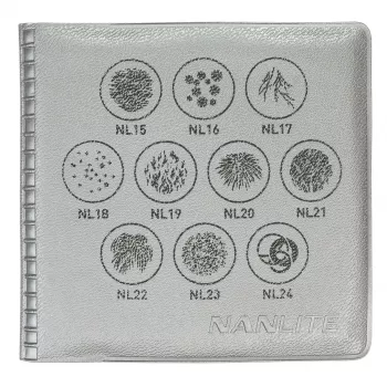 Nanlite Gobo Set 2 - 10 gobos de acero inoxidable para Forza 60 Serie