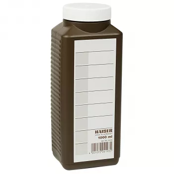 KAISER FOTOTECHNIK botella de almacenamiento de químicos 1000ml, marrón 4193