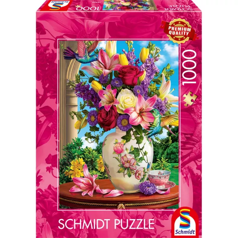 SCHMIDT SPIELE Blumenbouquet (1000 piezas) Puzzle