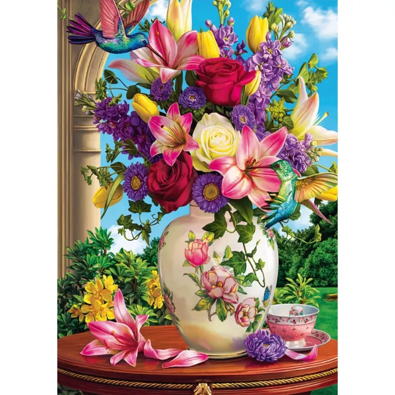 SCHMIDT SPIELE Blumenbouquet (1000 piezas) Puzzle