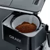 GRAEF Young FK 402 Cafetera de filtro - 10 tazas, 1,25 L, 1000 W, acero inoxidable/negro
