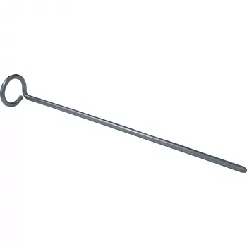 High Peak Piquetas de acero con cabeza de anilla, 6 uds. (20 cm)