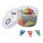 LAUREL Clip de plástico para papel 35 mm surtido pack de 200