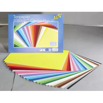 Folia Papel de manualidades colores surtidos 130 g/m² - 130 g/m²