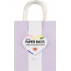 Folia 7 Bolsas de papel PASTELL M Lila claro Azul claro Amarillo claro Menta Albaricoque Crema
