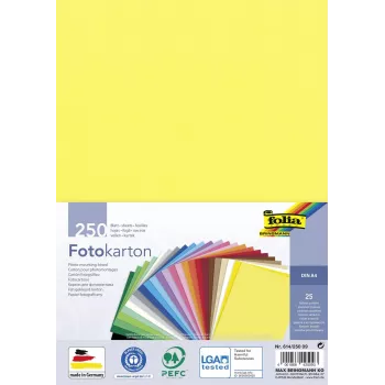Folia Cartulina fotográfica colores surtidos 300 g/m² 250 hojas A4 Cartulina fotográfica