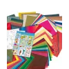 Folia 50915/1 Set de papel de manualidades - 107 piezas - Multicolor - Niños y niñas - Papel, cartón, film - Caja