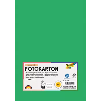 Folia 614/50 54 - Verde - Unicolor - A4 (210 x 297 mm) - 300 g/m² - 50 hojas - Alemania