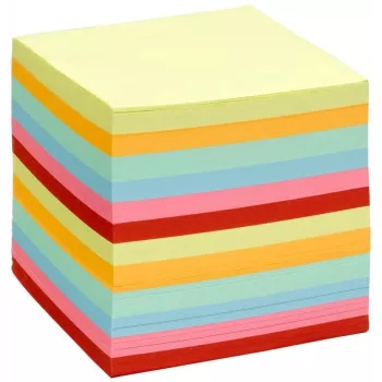 Folia 700 hojas Bloc de notas, colores mezclados, 90x90 mm