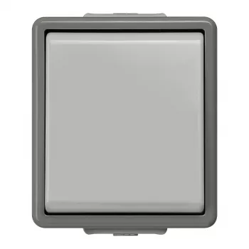 SIEMENS Interruptor universal de superficie DELTA Fläche Gris oscuro 1 elemento 10A 250V