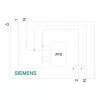 Siemens 5SV6016-6KK16 AFDD/MCB Dispositivo combinado B16 bipolar 230V 1TE