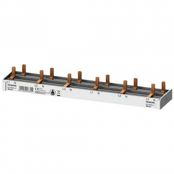 SIEMENS 5ST3675-0 Peine de conexión 10mm² 3p/N 6xAFD+6xKomp. 12TE