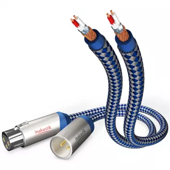 IN-AKUSTIK cable de audio Premium XLR - XLR 1,5 m negro