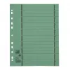 ELBA Separador 400004667 DIN A4 250 g/m² cartulina manila verde