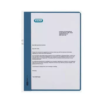 ELBA 50 carpetas de pinza A4 azul