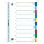 Oxford Índice DIN A4 formato completo en blanco colores surtidos 10 piezas