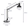 Jakob Maul GmbH MAULcircle Lámpara de escritorio LED 6W blanco neutro plata