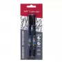 Tombow WS-BHS-2P Set de rotuladores Dual Brush Pen - negro - 2 uds. - blíster
