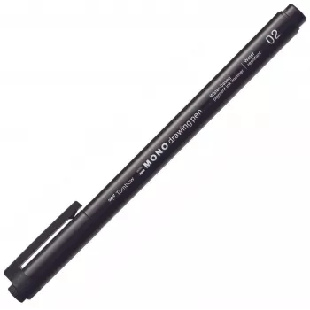 Tombow MONO Drawing Pen Fineliner 02 - negro - 0,30 mm de ancho de línea