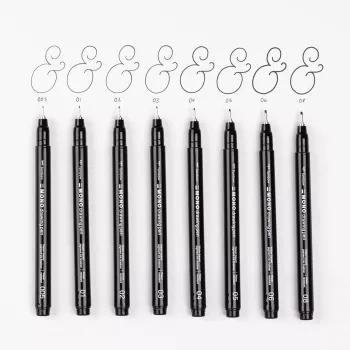 Tombow MONO Drawing Pen Fineliner 0,35 mm negro