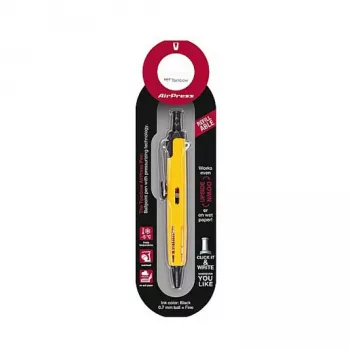 Tombow BC-AP52 bolígrafo Stick - amarillo - tinta negra - 0,7 mm