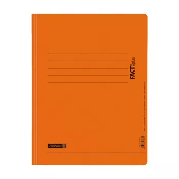 BRUNNEN FACT!plus carpeta de anillas cartón naranja DIN A4
