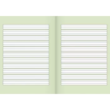 Cuaderno escolar reciclado BRUNNEN Lineatur 1 rayado con margen exterior, 1.º curso
