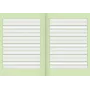 BRUNNEN Cuaderno escolar reciclado Lineatur 2 rayado con margen alrededor, 2.º curso