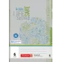 Cuaderno escolar reciclado BRUNNEN Lineatur 6 en blanco sin margen A4