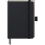 BRUNNEN KOMPAGNON cuaderno A6 rayado - 96 hojas, tapa dura, negro