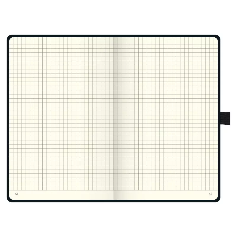 BRUNNEN KOMPAGNON cuaderno A5 cuadriculado negro 96 hojas