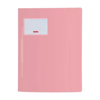 BRUNNEN FACT! carpeta de cuadernos polipropileno rosa pastel translúcido DIN A4