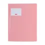 BRUNNEN FACT! carpeta de cuadernos polipropileno rosa pastel translúcido DIN A4