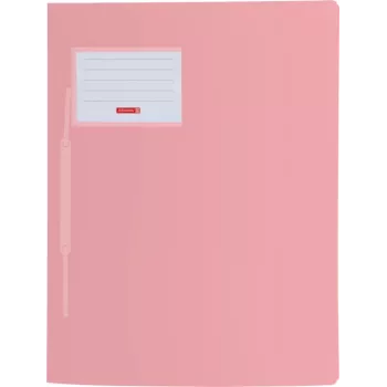 BRUNNEN FACT! carpeta de cuadernos polipropileno rosa pastel translúcido DIN A4