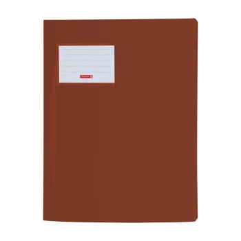 BRUNNEN FACT! Carpeta de cuadernos polipropileno marrón translúcido DIN A4