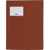 BRUNNEN FACT! Carpeta de cuadernos polipropileno marrón translúcido DIN A4
