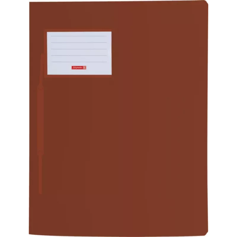 BRUNNEN FACT! Carpeta de cuadernos polipropileno marrón translúcido DIN A4