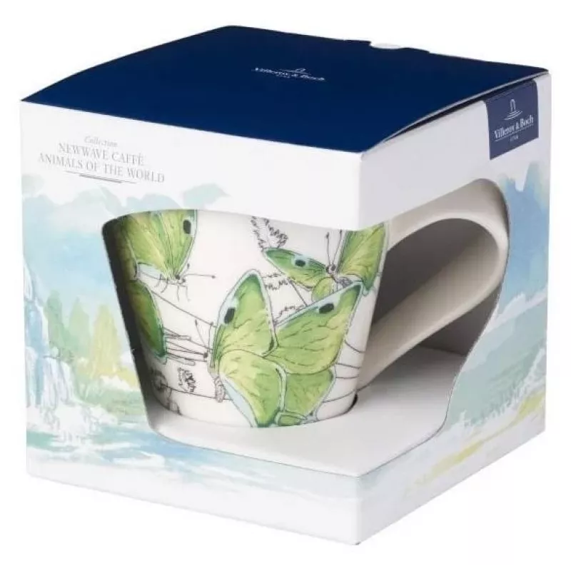 Villeroy & Boch NewWave Caffe Deep Green Taza de porcelana 300 ml caja regalo