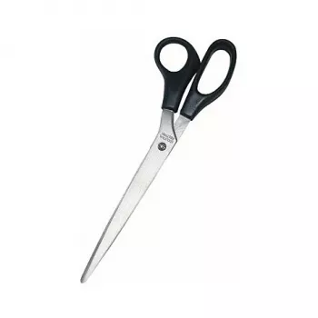 WEDO Tijera Standard Economy 255 mm acero inoxidable mango de plástico negro