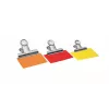 WEDO 64 21350 Clip de acero niquelado, plateado, 50 mm, 100 uds.
