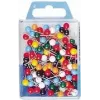 WEDO 56 199 chinchetas de marcado, 16 mm, cabeza de 6 mm, colores surtidos