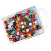 WEDO 56 199 chinchetas de marcado, 16 mm, cabeza de 6 mm, colores surtidos