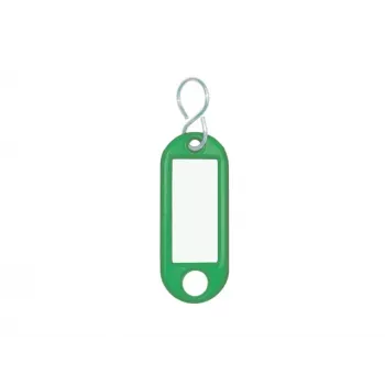 WEDO Clip jumbo verde 52 mm 21 mm 10 uds. acero con recubrimiento plástico
