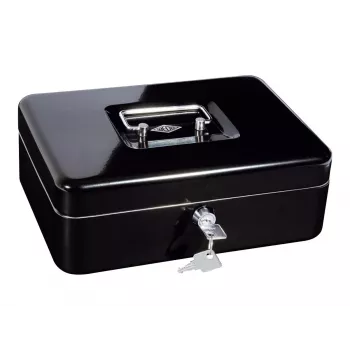 WEDO Caja de dinero tamaño 3 - Acero - Negro con recubrimiento en polvo