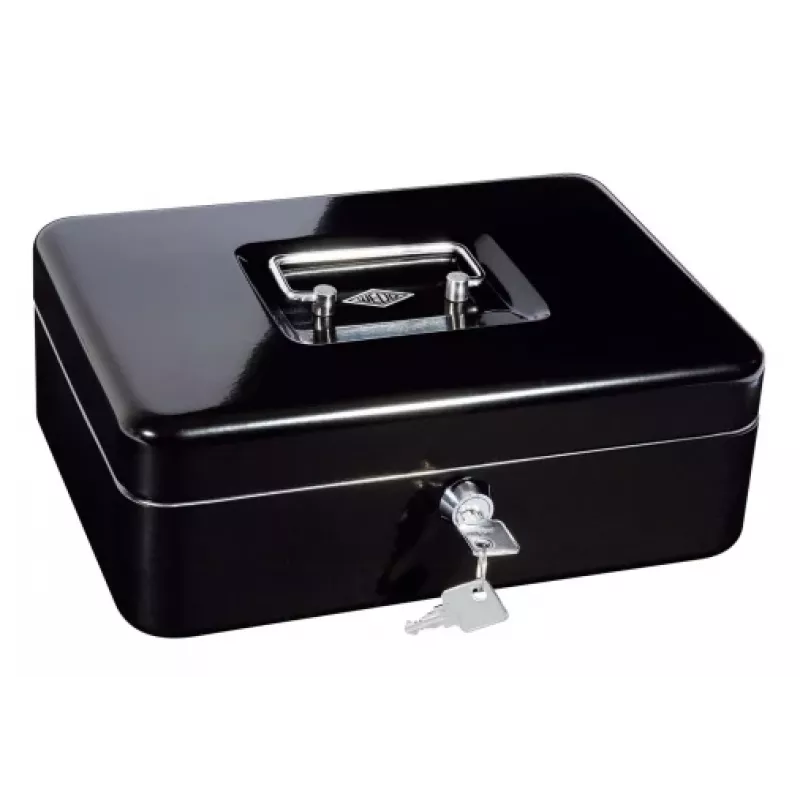 WEDO Caja de dinero tamaño 3 - Acero - Negro con recubrimiento en polvo