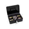 WEDO Caja de dinero tamaño 3 - Acero - Negro con recubrimiento en polvo