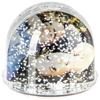 WALTHER Bola de nieve con purpurina para fotos 6,9x6,3 cm GK080W