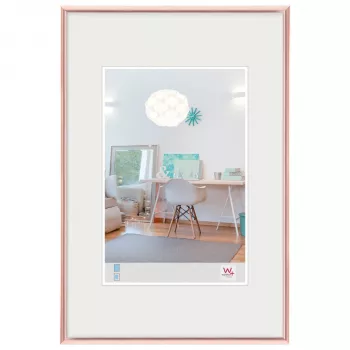 WALTHER New Lifestyle Marco de fotos 18x24 cm oro rosa plástico KV824Y