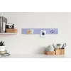 SIGEL Artverum Pizarra magnética de cristal Lavanda 78 x 12 cm GL109